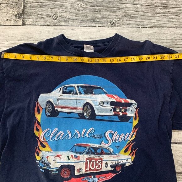 Ford Mustang T Shirt Classic Show Pacific Cascade Mustang Club 2010 - Picture 6 of 8